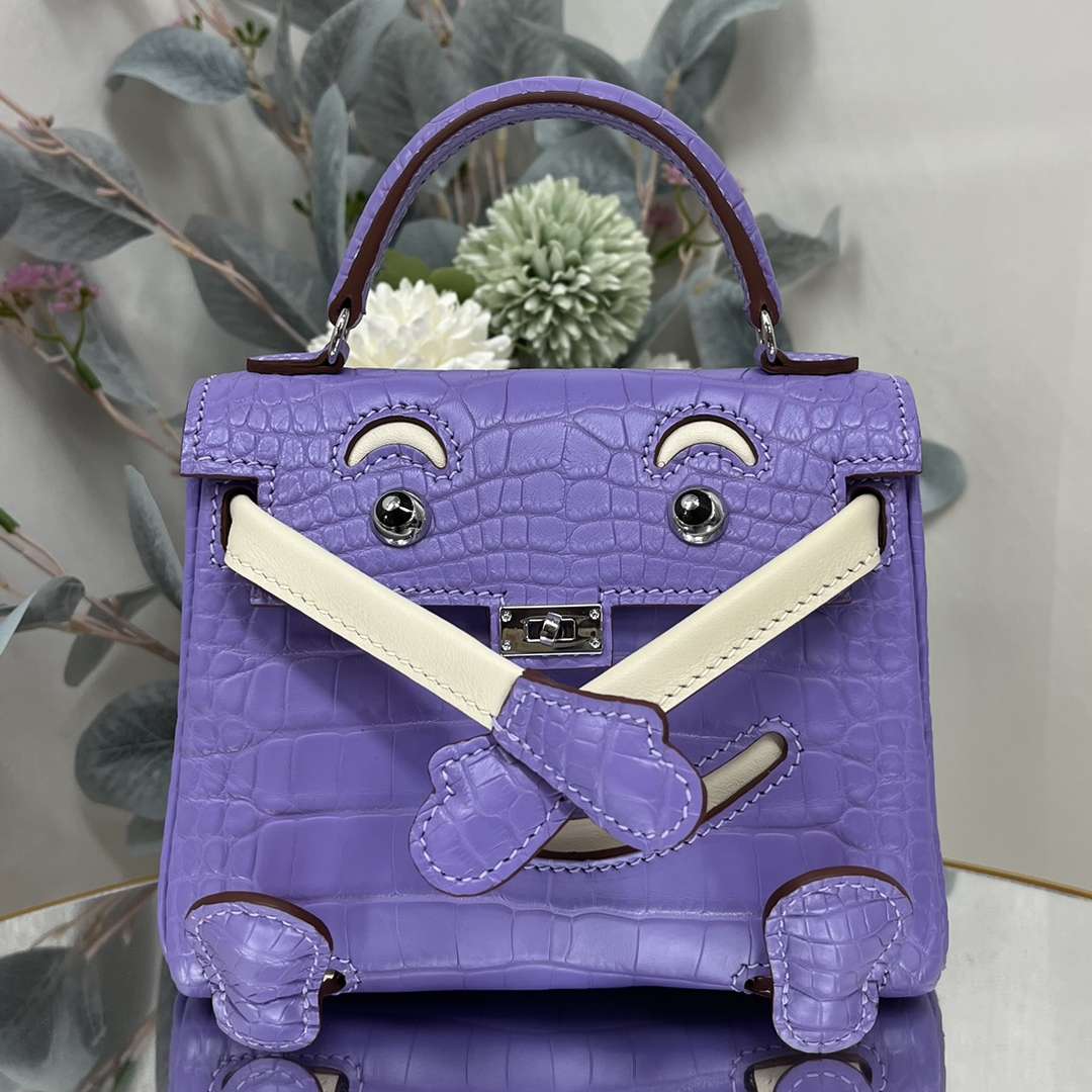 Hermes Kelly Doll alligator-4